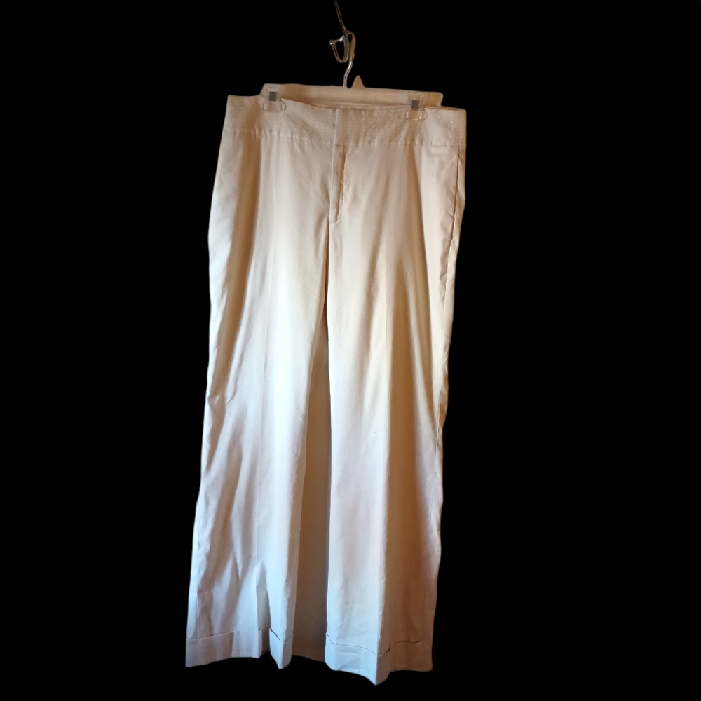 Banana Republic Linen wide leg pant 14